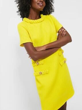 Tuckernut Limoncello Jackie Tweed Dress Size L
